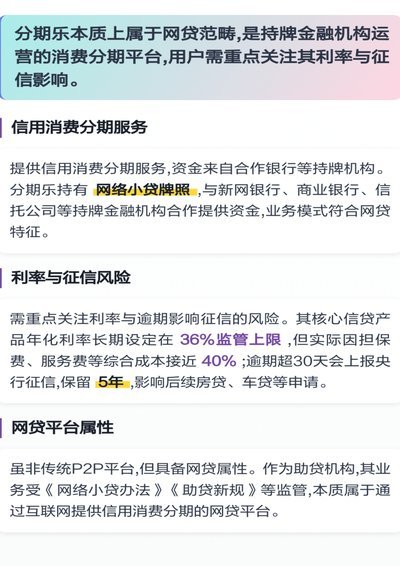 分期乐：揭穿借贷平台的真相